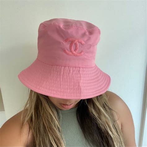 chanel bucket har|vintage chanel hat.